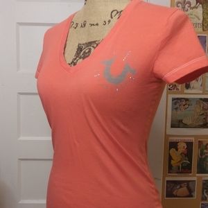 True Religion V neck T